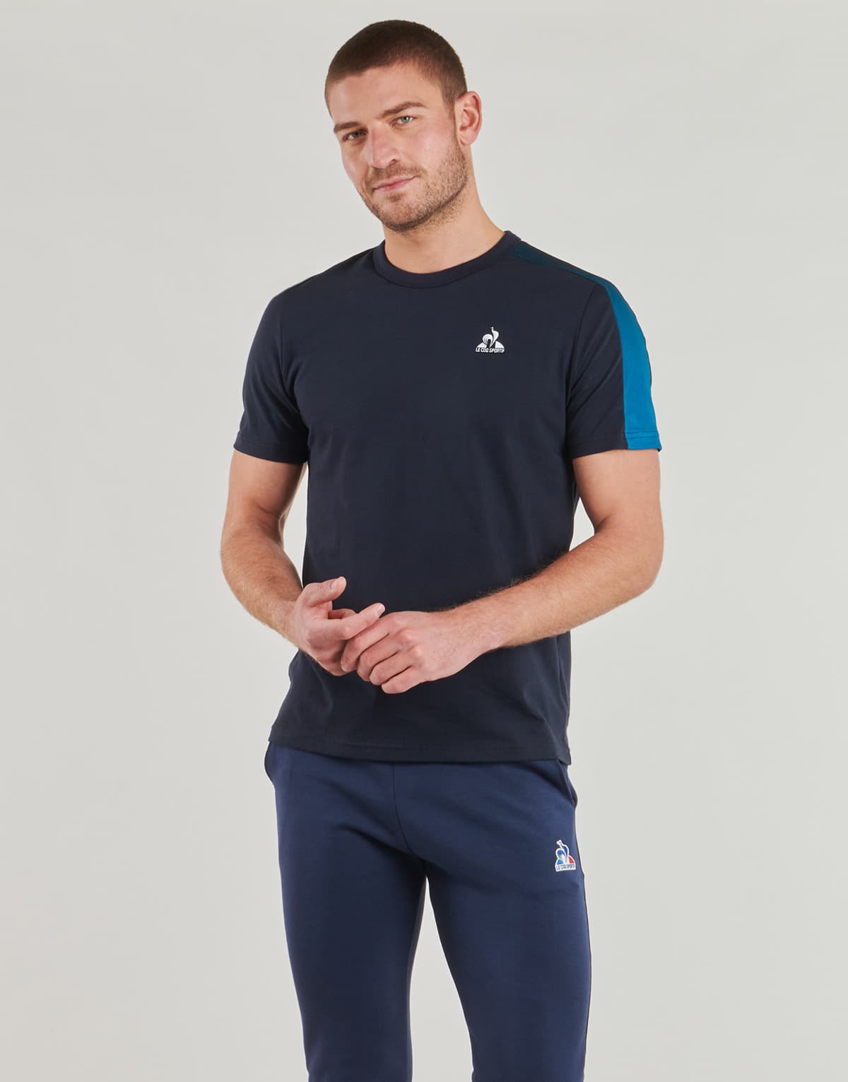 Men's Sports T-Shirts Le Coq Sportif Blue