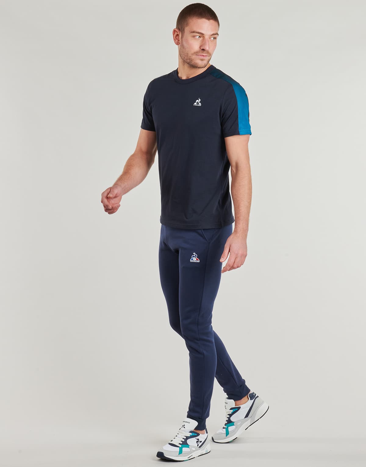 Men's Sports T-Shirts Le Coq Sportif Blue