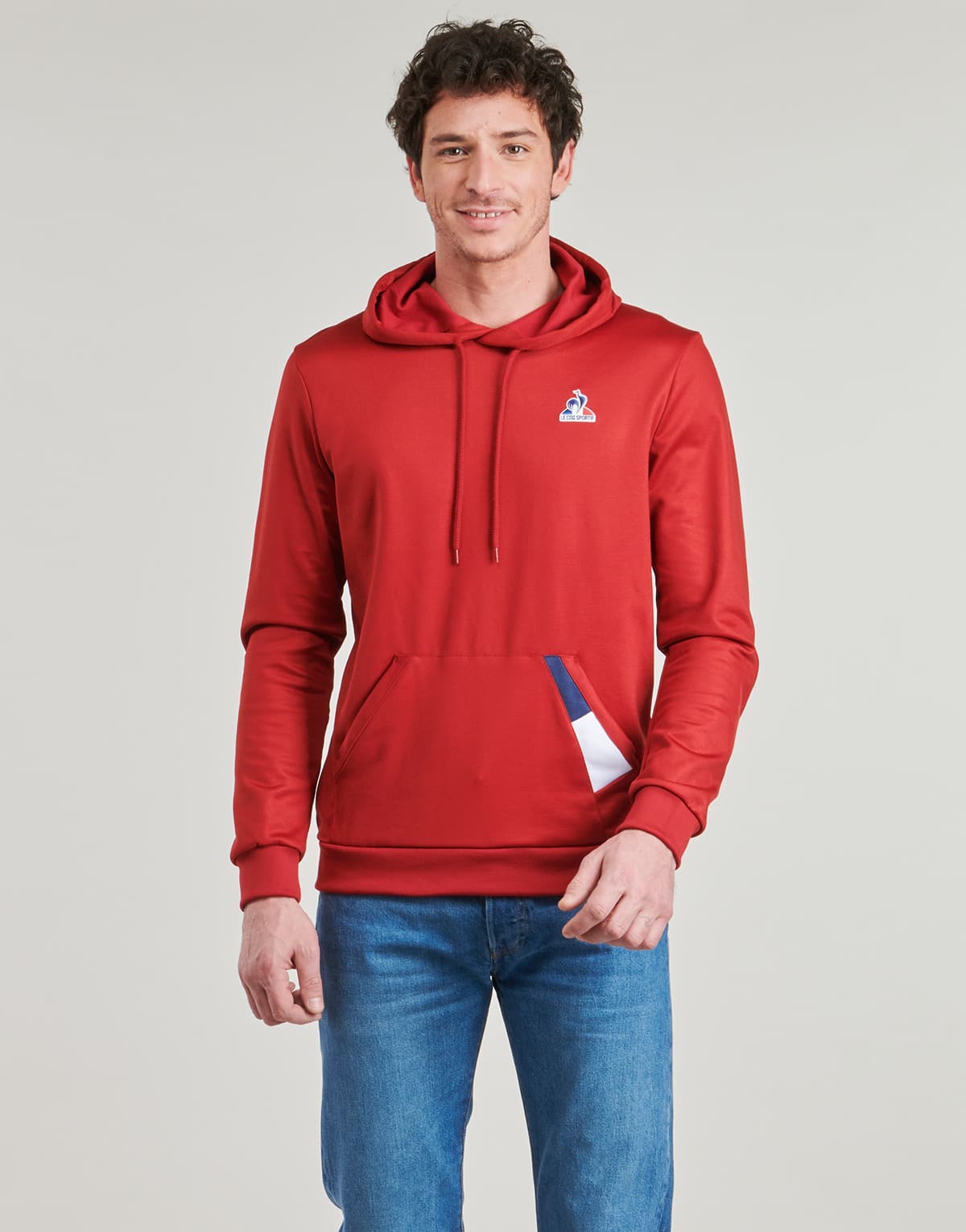 Men's Sports Hoodies & Sweatshirts Le Coq Sportif Red