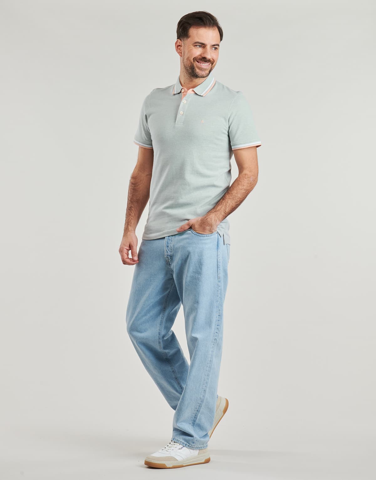 Men's Polo Shirts Jack & Jones Green