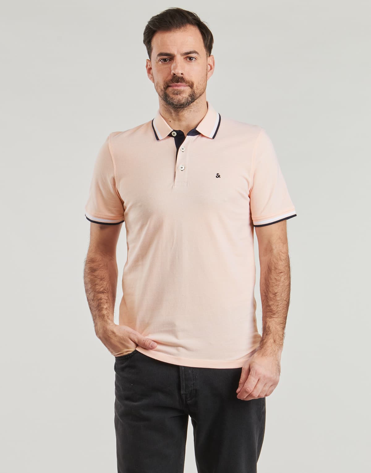 Men's Polo Shirts Jack & Jones Beige