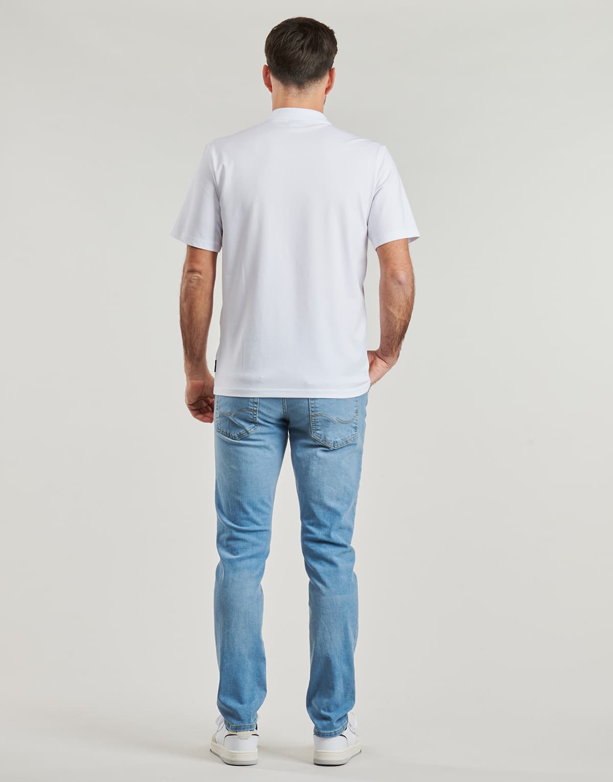 Men's Polo Shirts Jack & Jones White