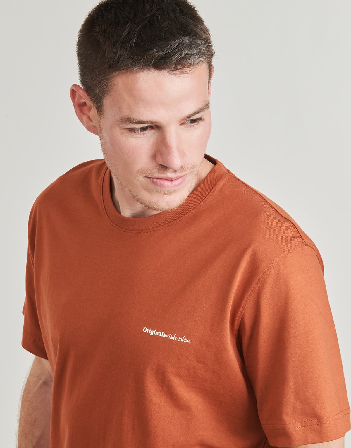 Men's T-Shirts Jack & Jones Brown