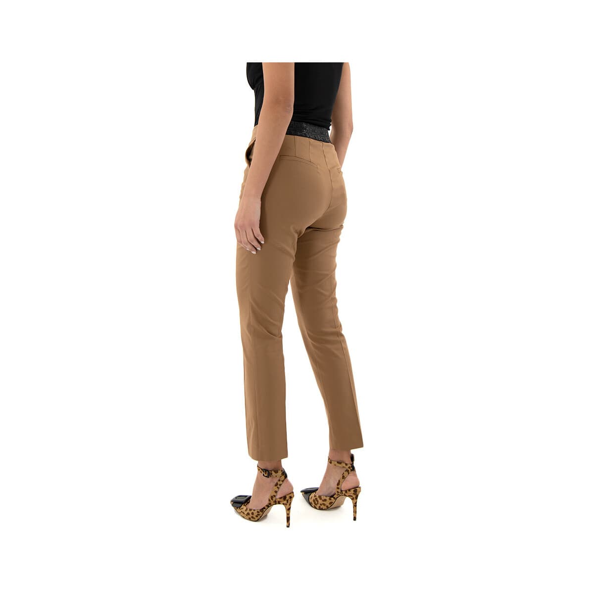 Παντελόνια My T Wearables HIGH WAIST SLIM FIT CHINO PANTS WOMEN