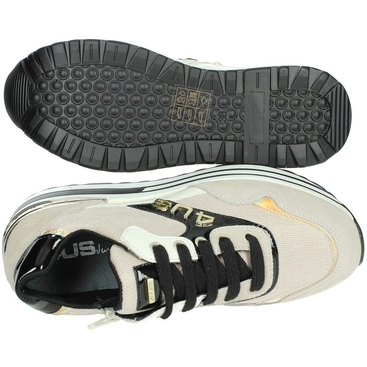 Girls' Sneakers 4Us Paciotti Beige