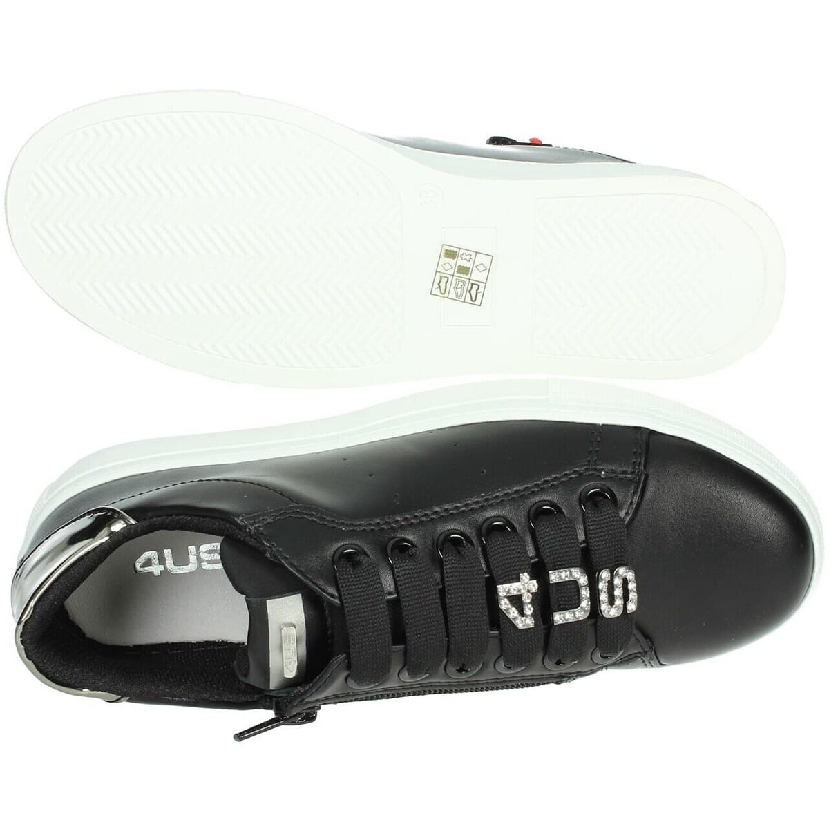 Girls' Sneakers 4Us Paciotti Black