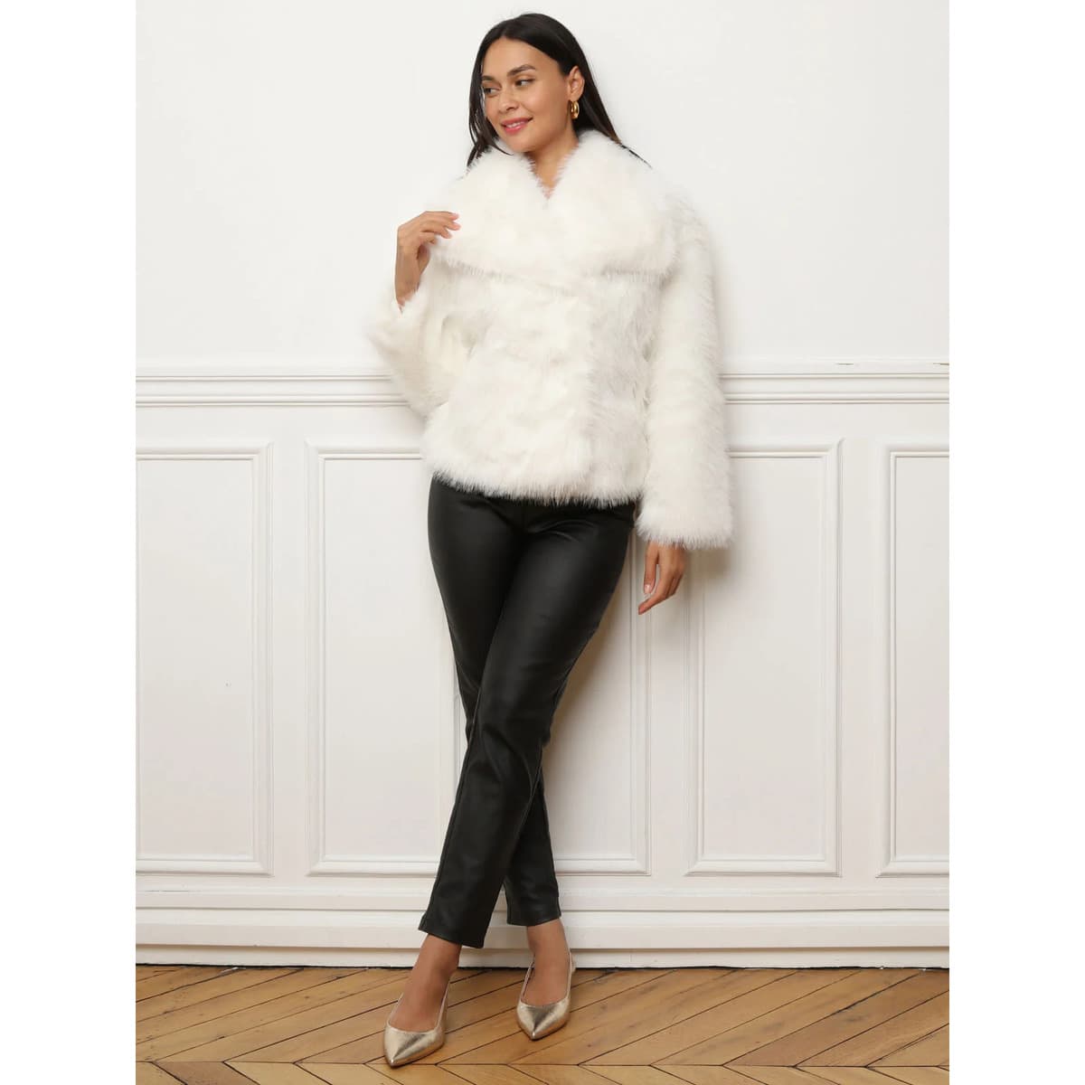 Women's Coats La Modeuse White