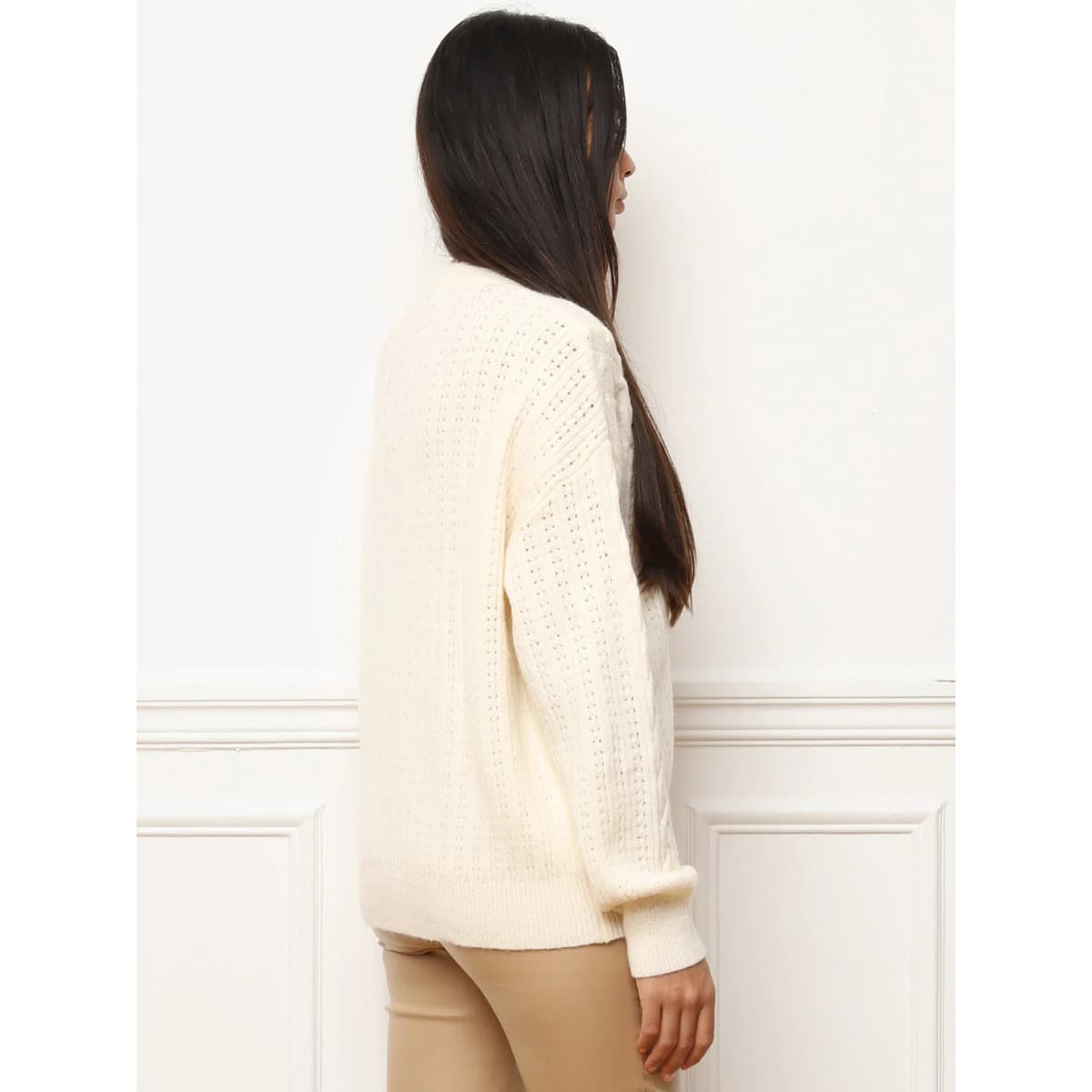 Women's Sweaters La Modeuse Beige