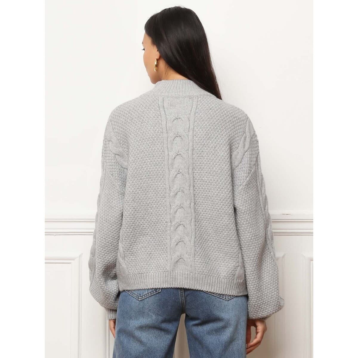 Women's Sweaters La Modeuse Gray