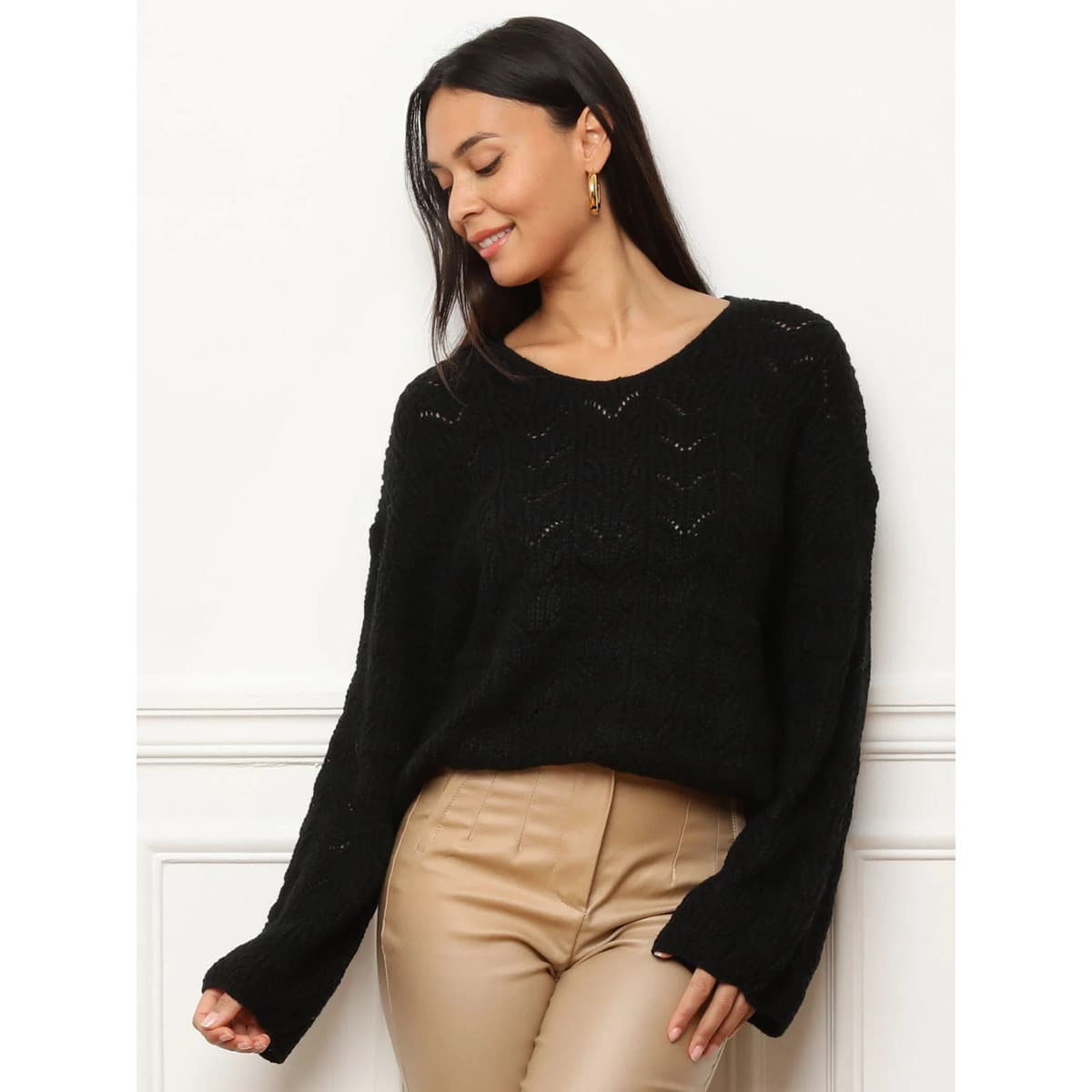 Women's Sweaters La Modeuse Black