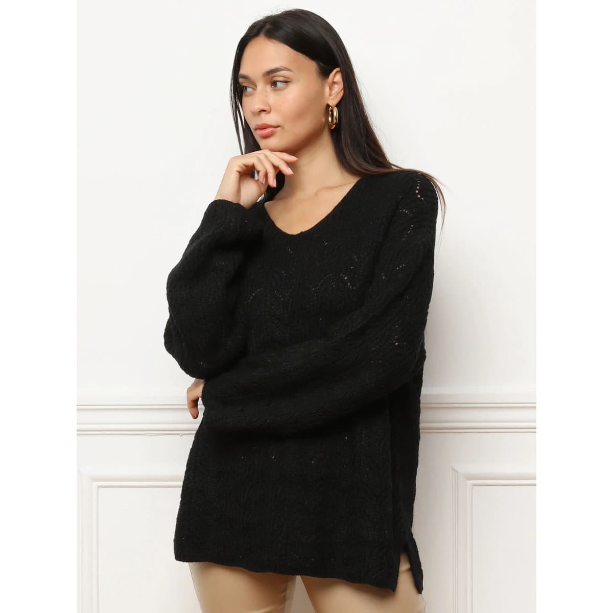 Women's Sweaters La Modeuse Black