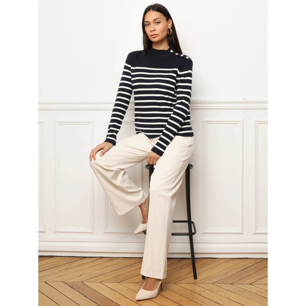 Women's Sweaters La Modeuse Blue