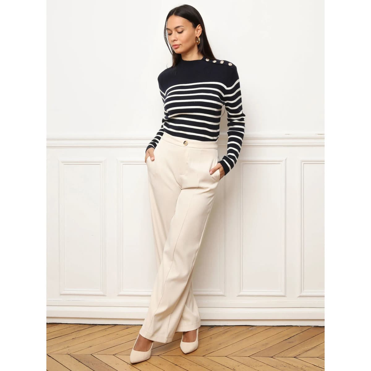 Women's Sweaters La Modeuse Blue