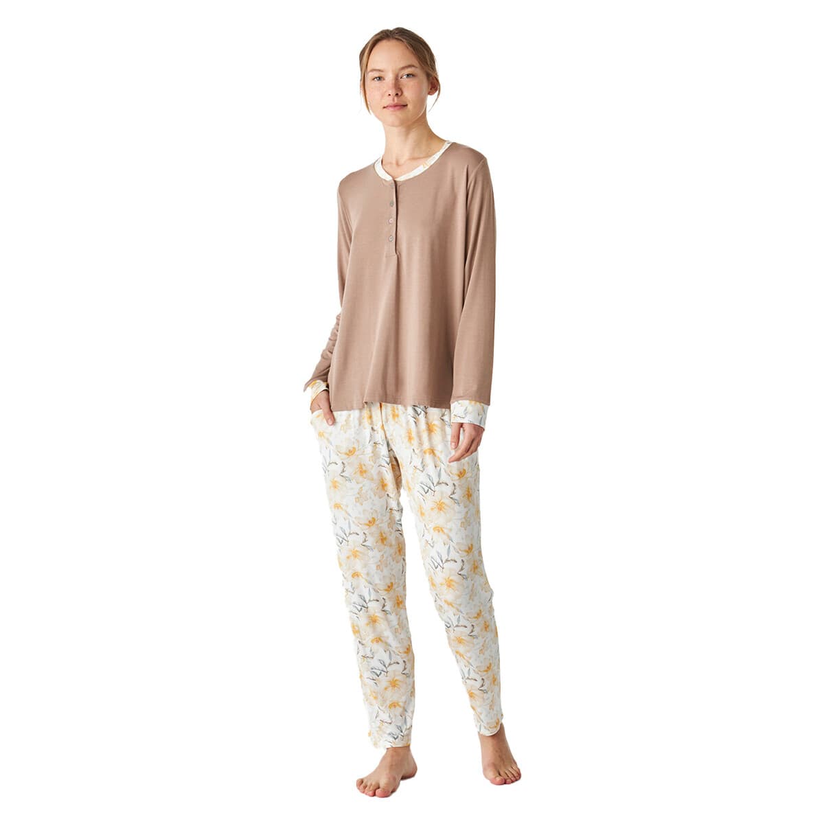 Women's Pajamas J&j Brothers Brown