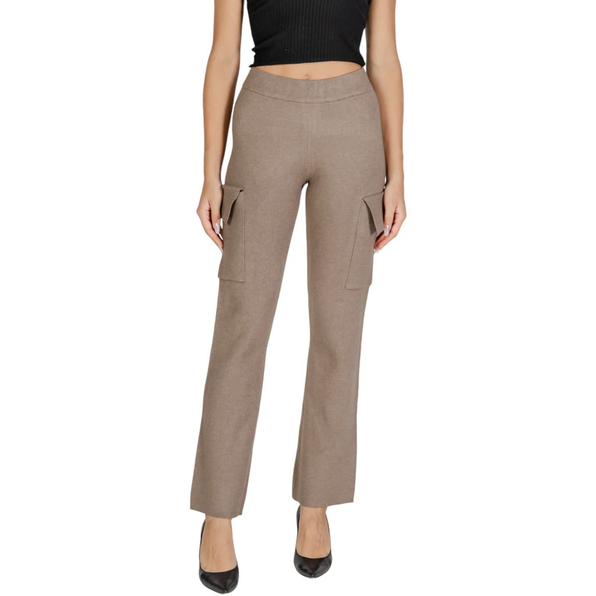 Women's Pants Vila Beige