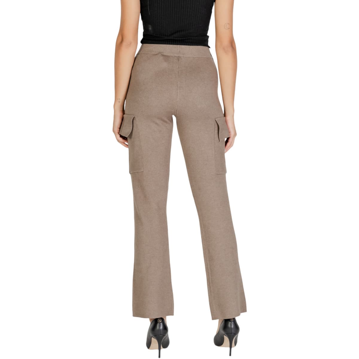 Women's Pants Vila Beige
