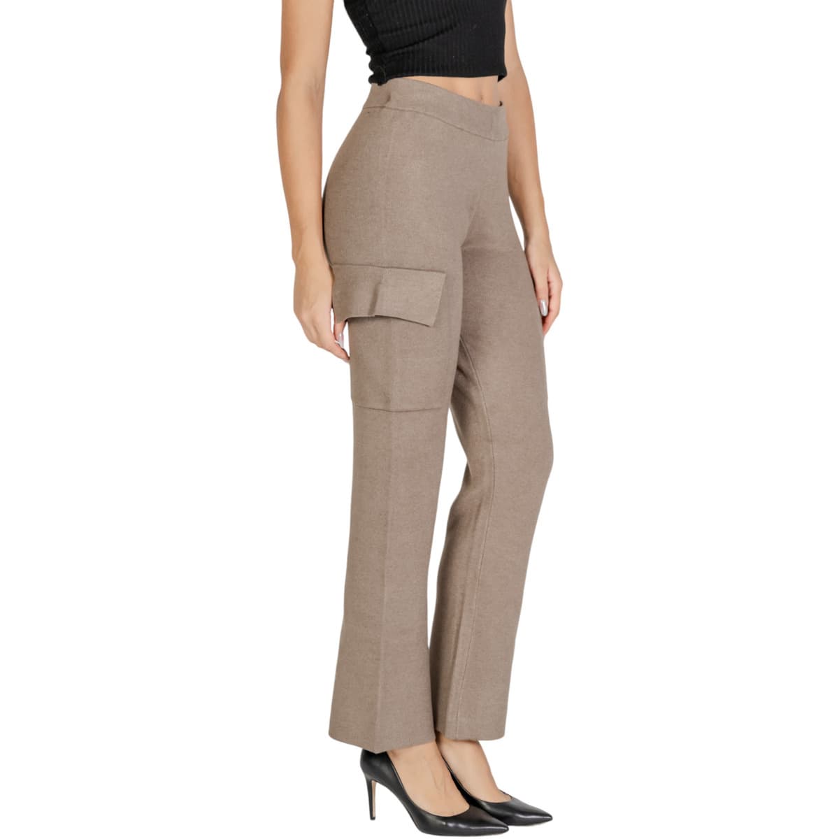 Women's Pants Vila Beige