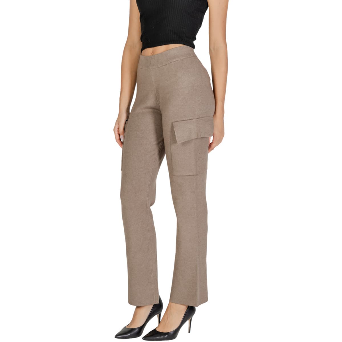 Women's Pants Vila Beige