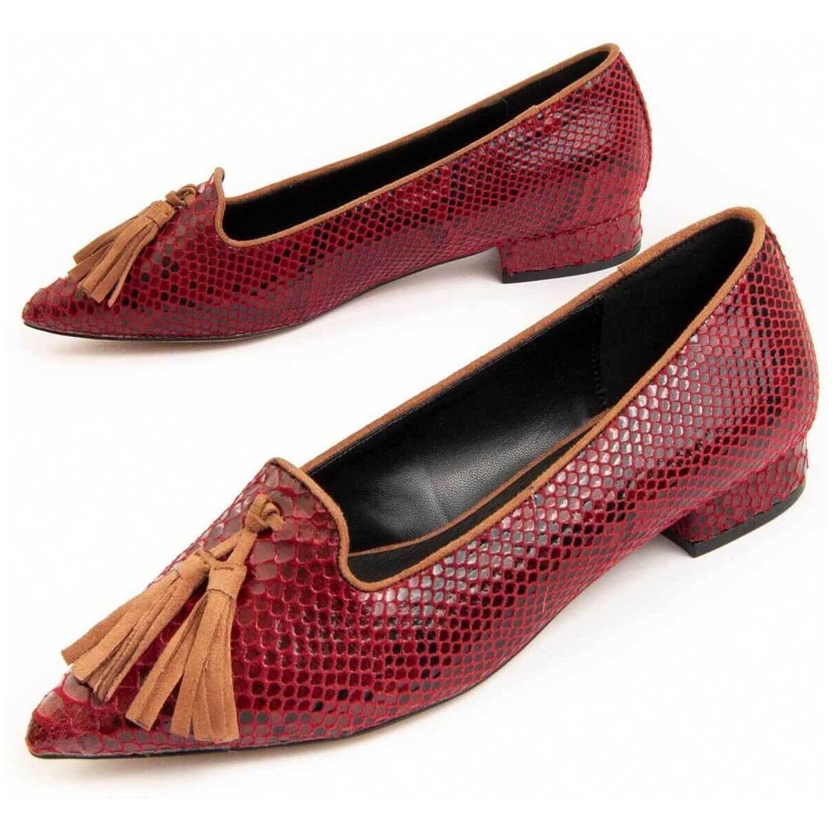 Women's Ballet Flats Montevita Red