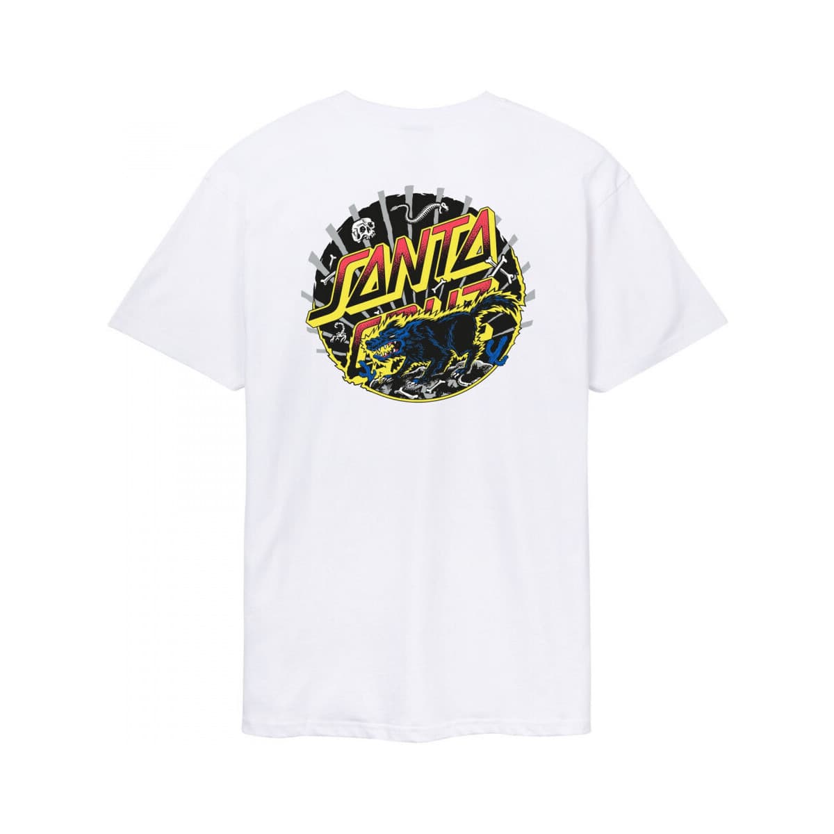 Men's T-Shirts Santa Cruz White