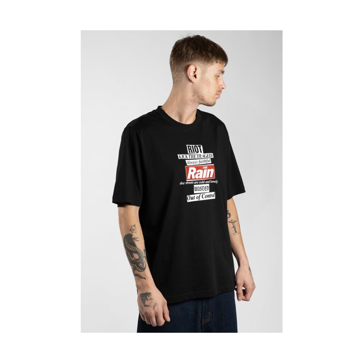 Men's T-Shirts Wasted Black