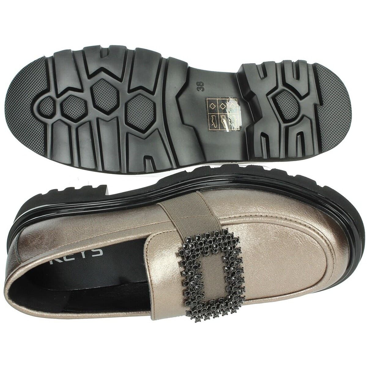 Women's Loafers Keys Brown