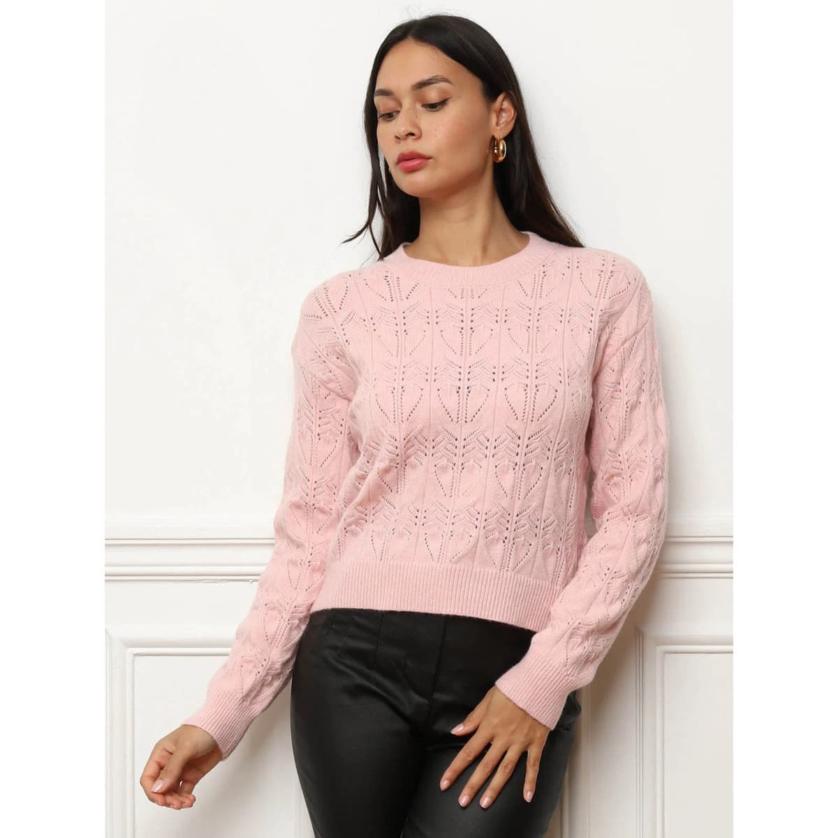 Women's Sweaters La Modeuse Pink