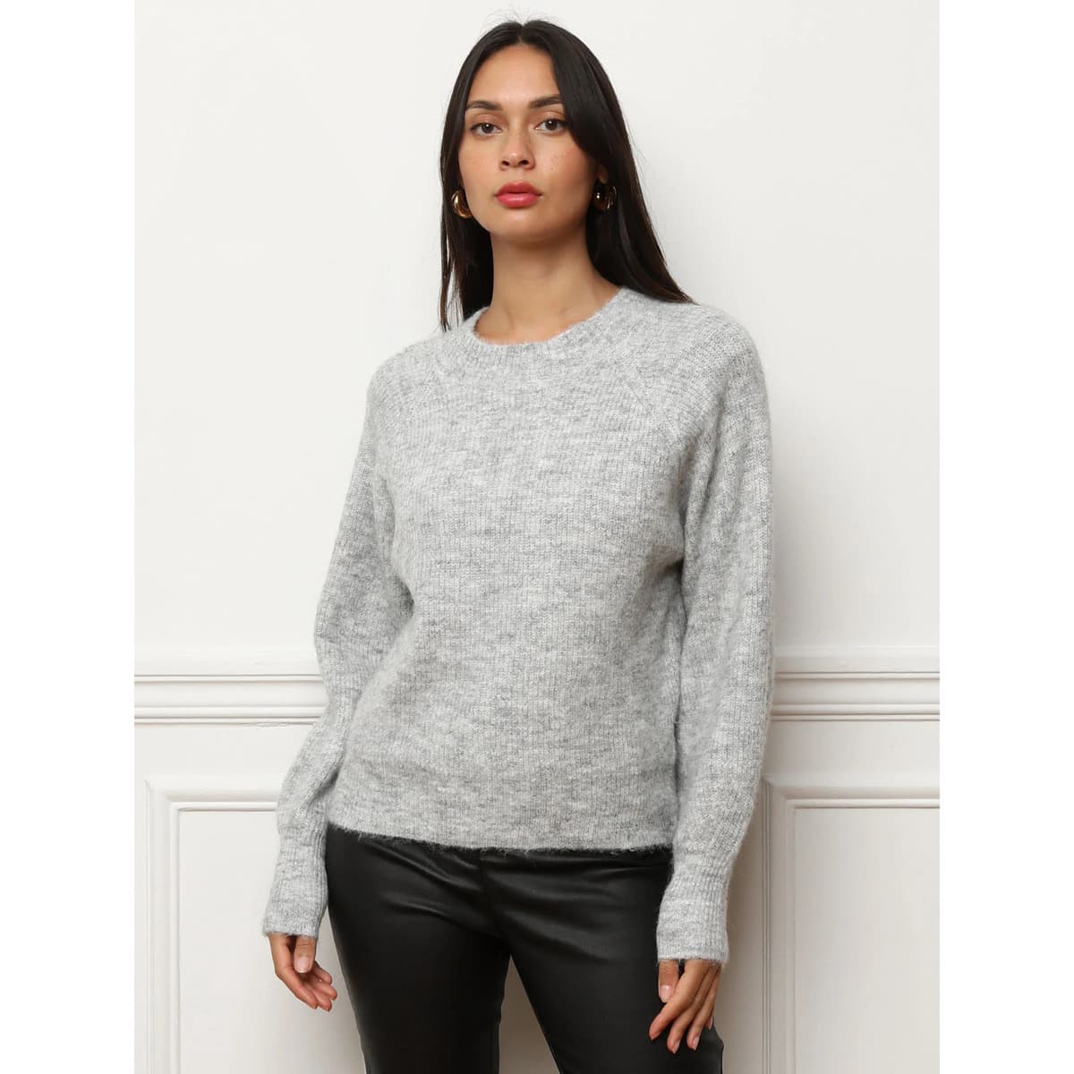 Women's Sweaters La Modeuse Gray