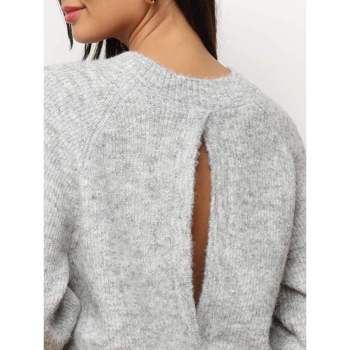 Women's Sweaters La Modeuse Gray