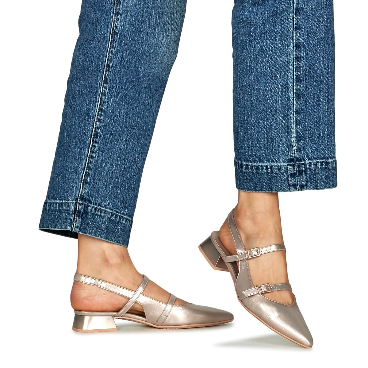 Women's Pumps Hispanitas Gold