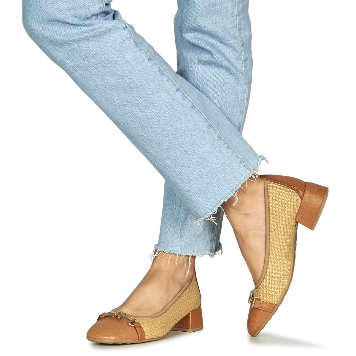 Women's Ballet Flats Hispanitas Brown