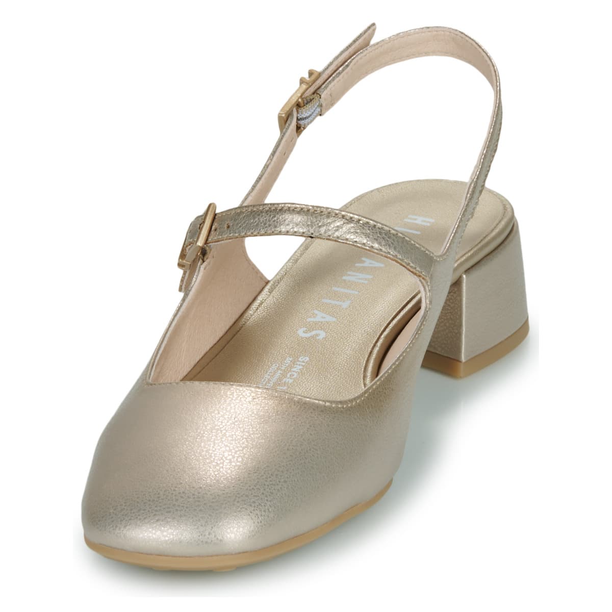 Women's Ballet Flats Hispanitas Gold