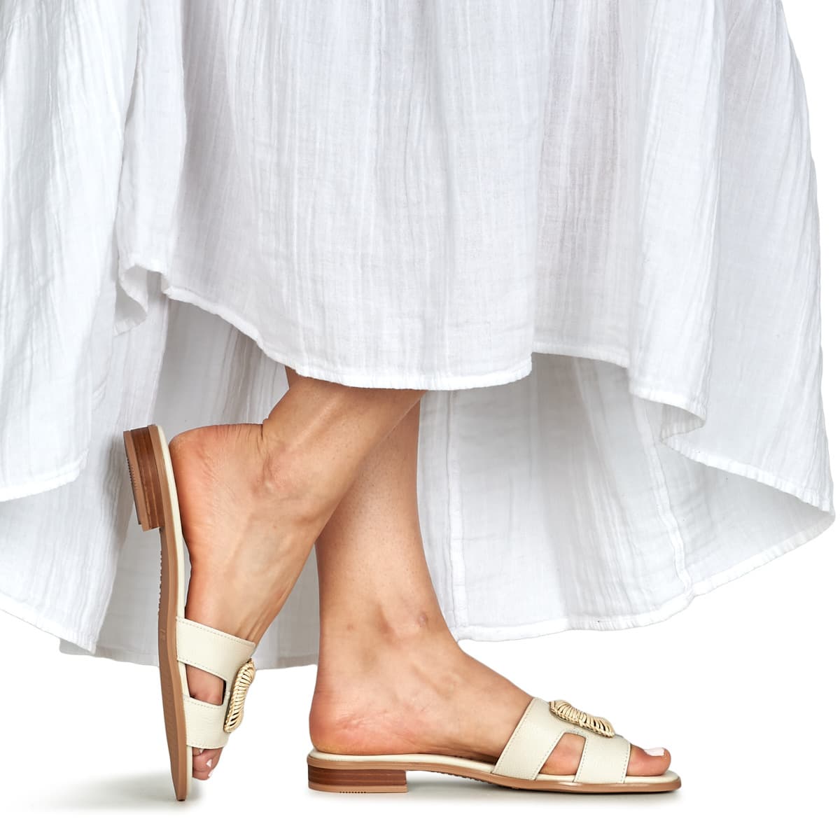 Women's Mules Hispanitas White