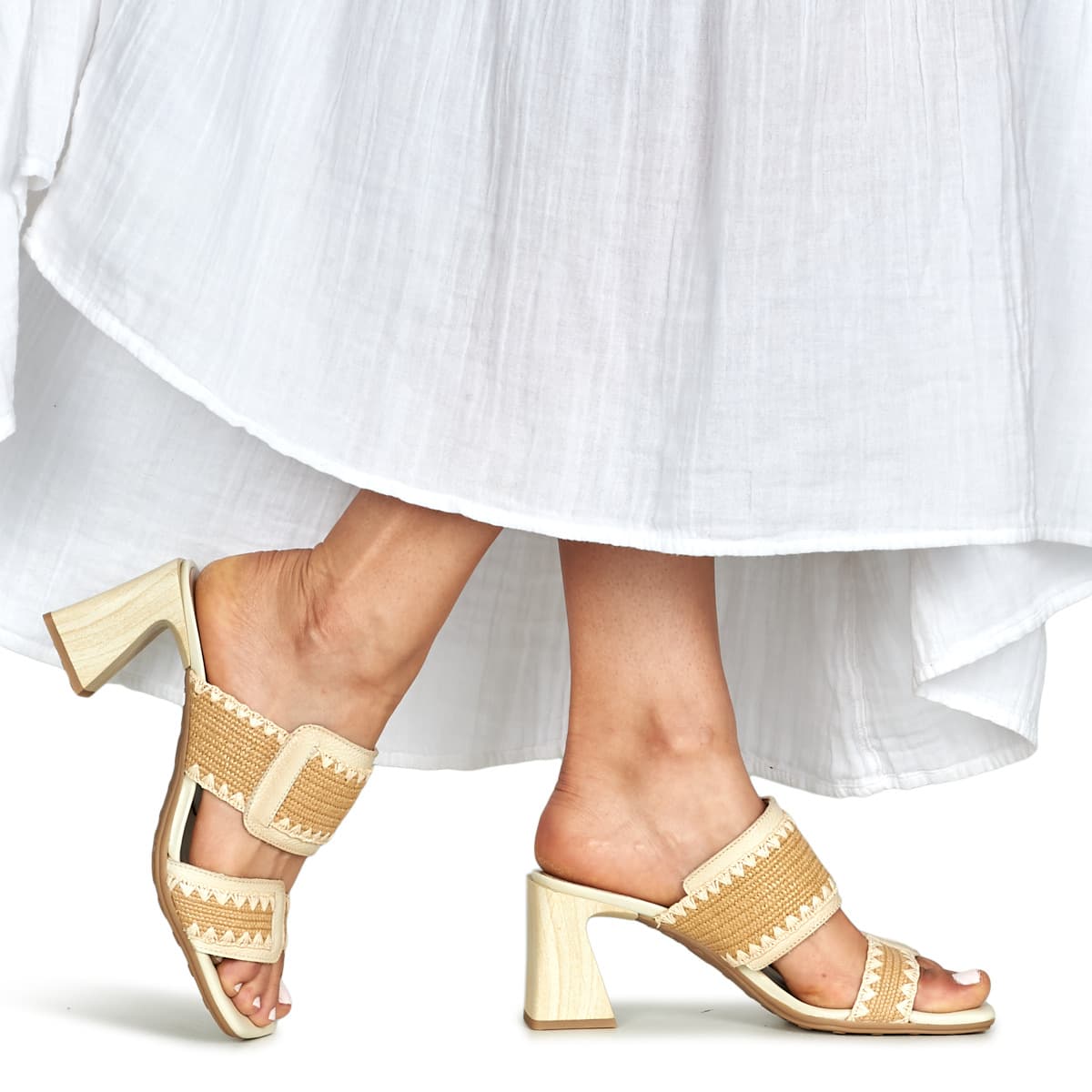 Women's Mules Hispanitas Beige