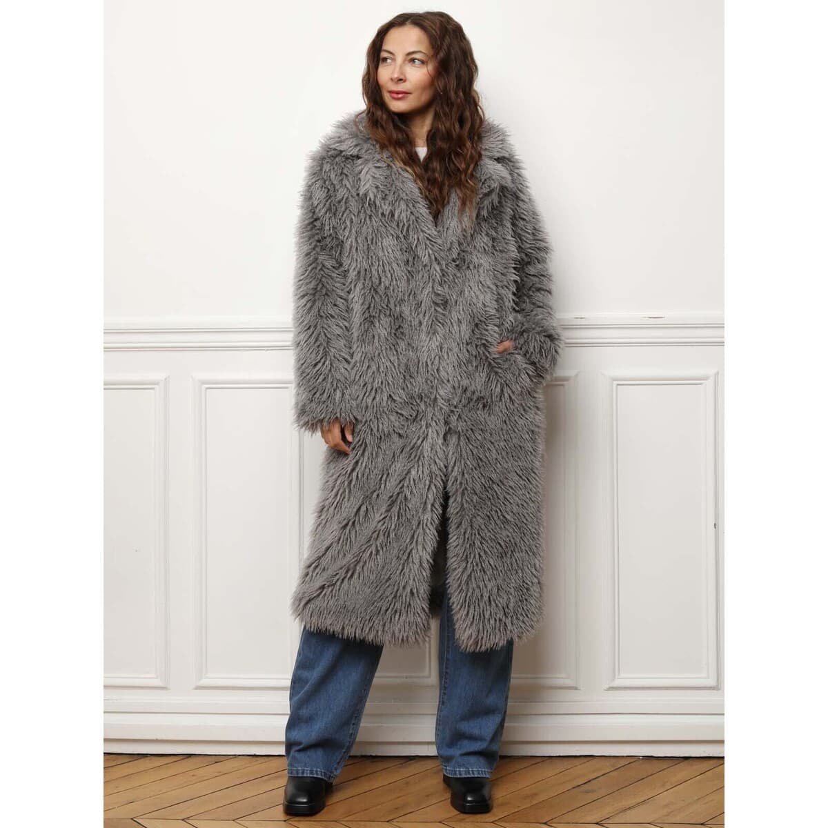 Women's Coats La Modeuse Gray