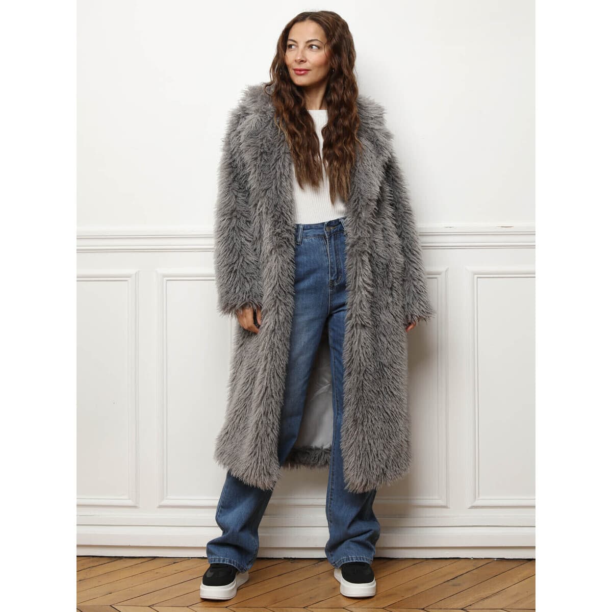 Women's Coats La Modeuse Gray