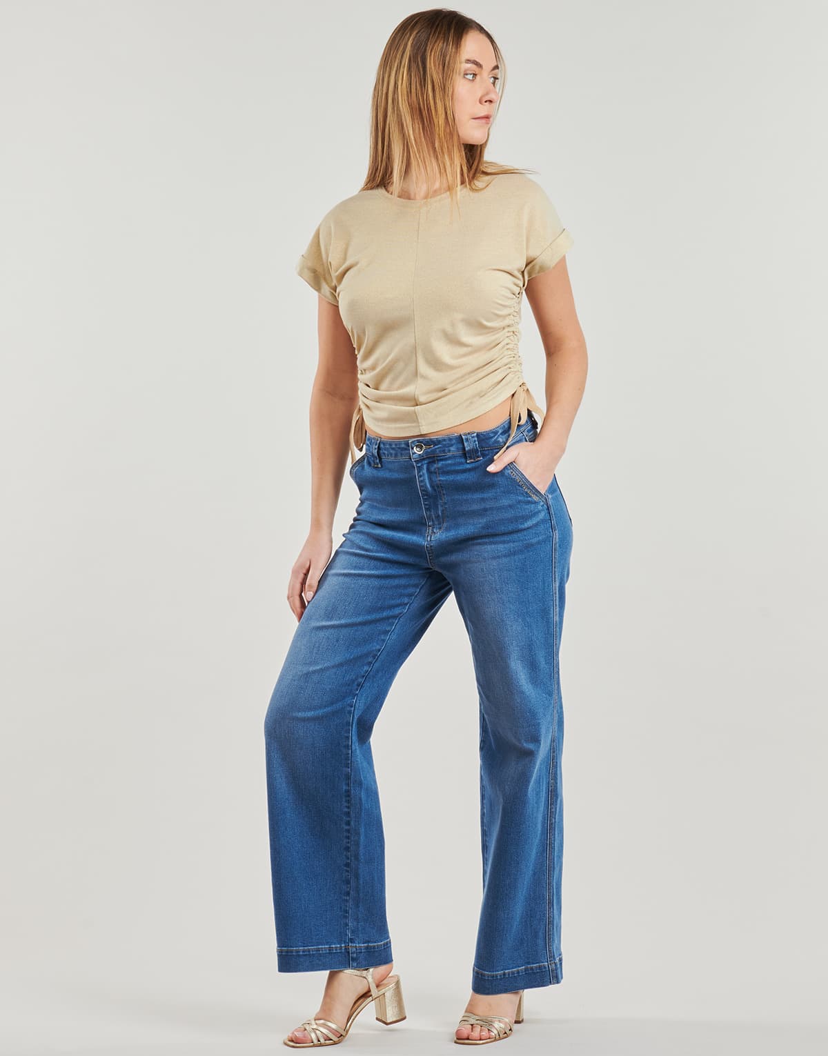 Women's T-Shirts Les Petites Bombes Beige