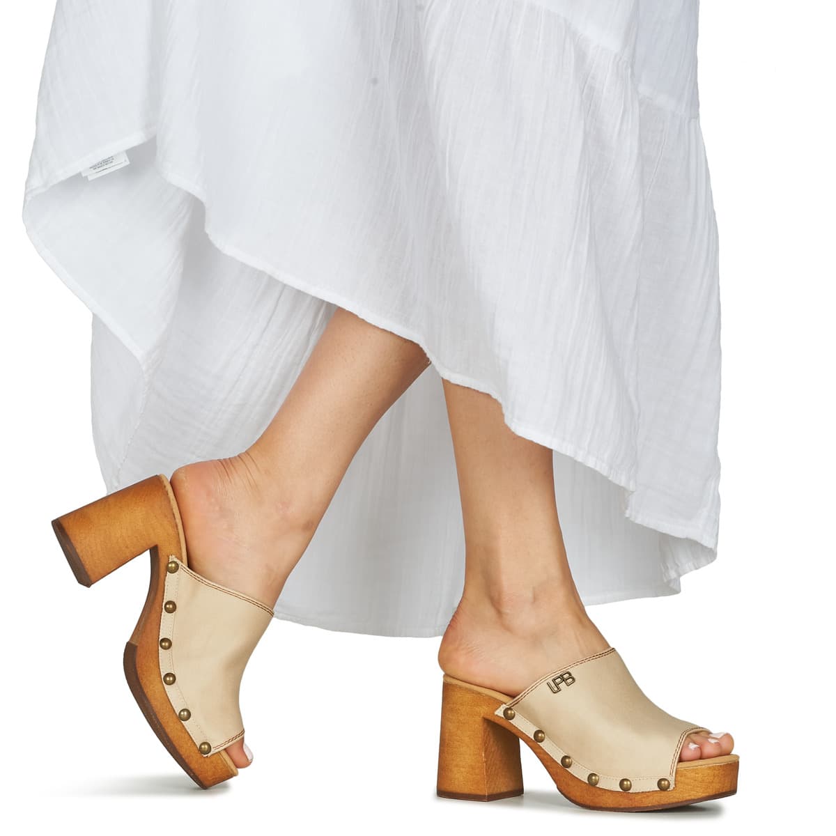 Women's Clogs Les Petites Bombes Beige