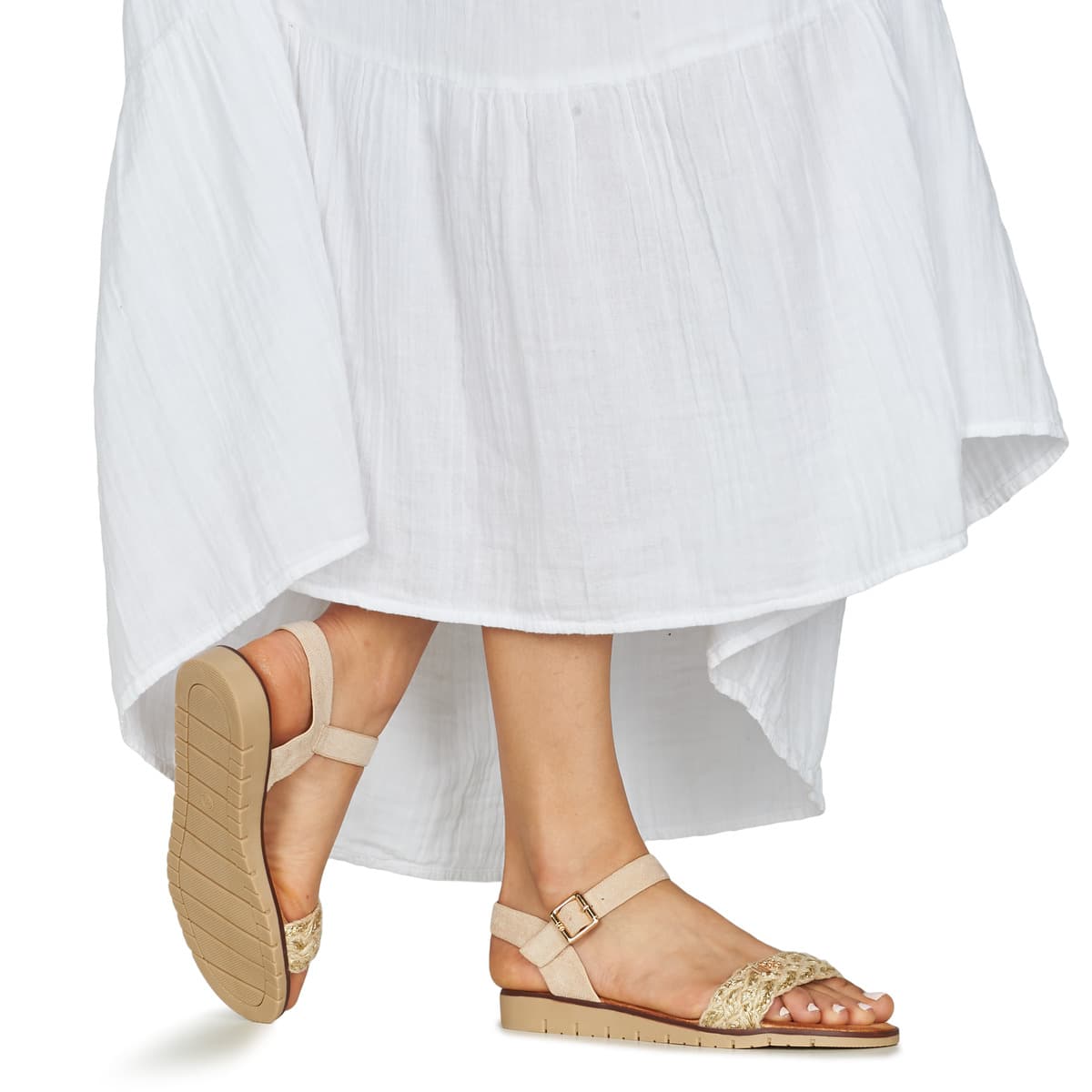 Women's Sandals Les Petites Bombes Beige