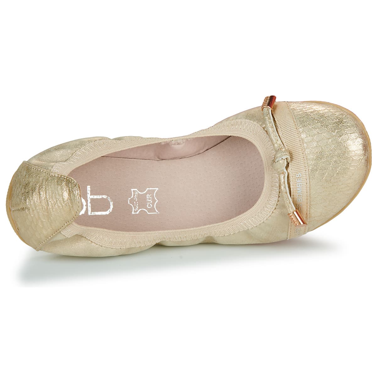 Women's Ballet Flats Les Petites Bombes Gold