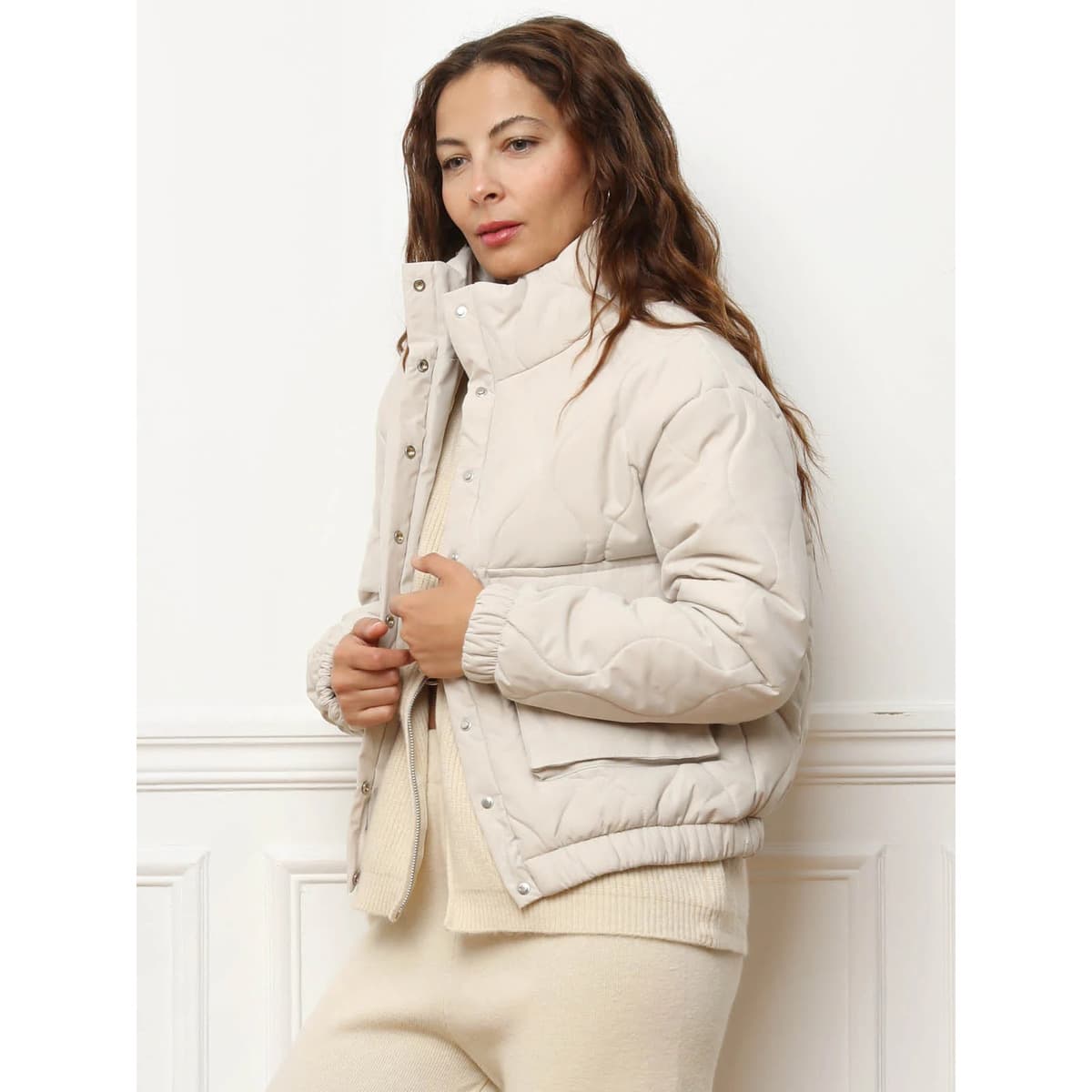 Women's Blazers La Modeuse Beige