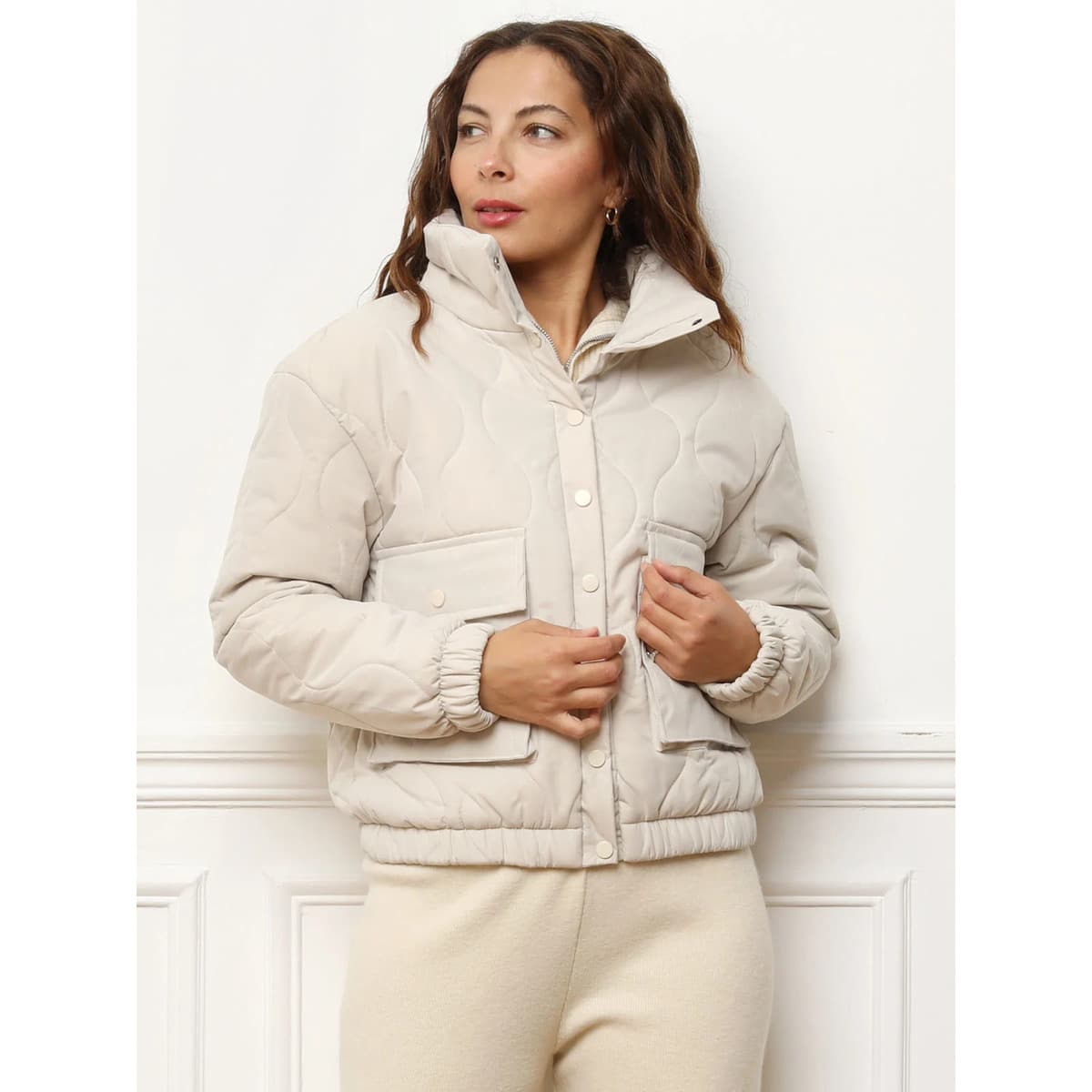 Women's Blazers La Modeuse Beige