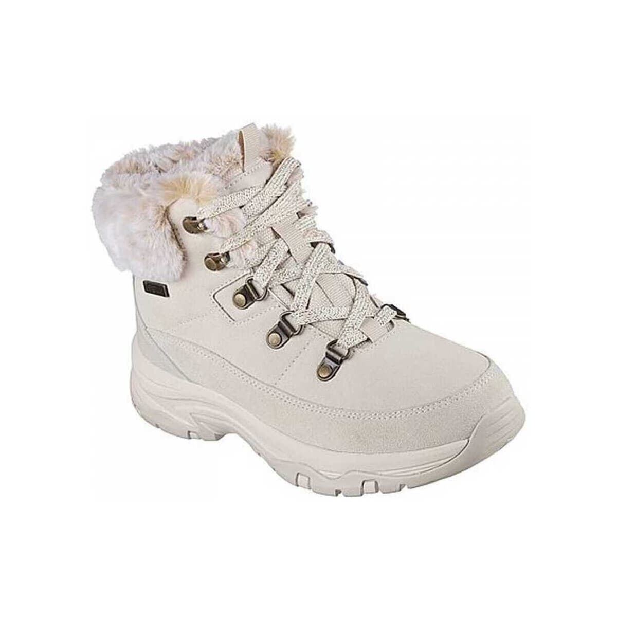 Women's Ankle Boots Skechers White