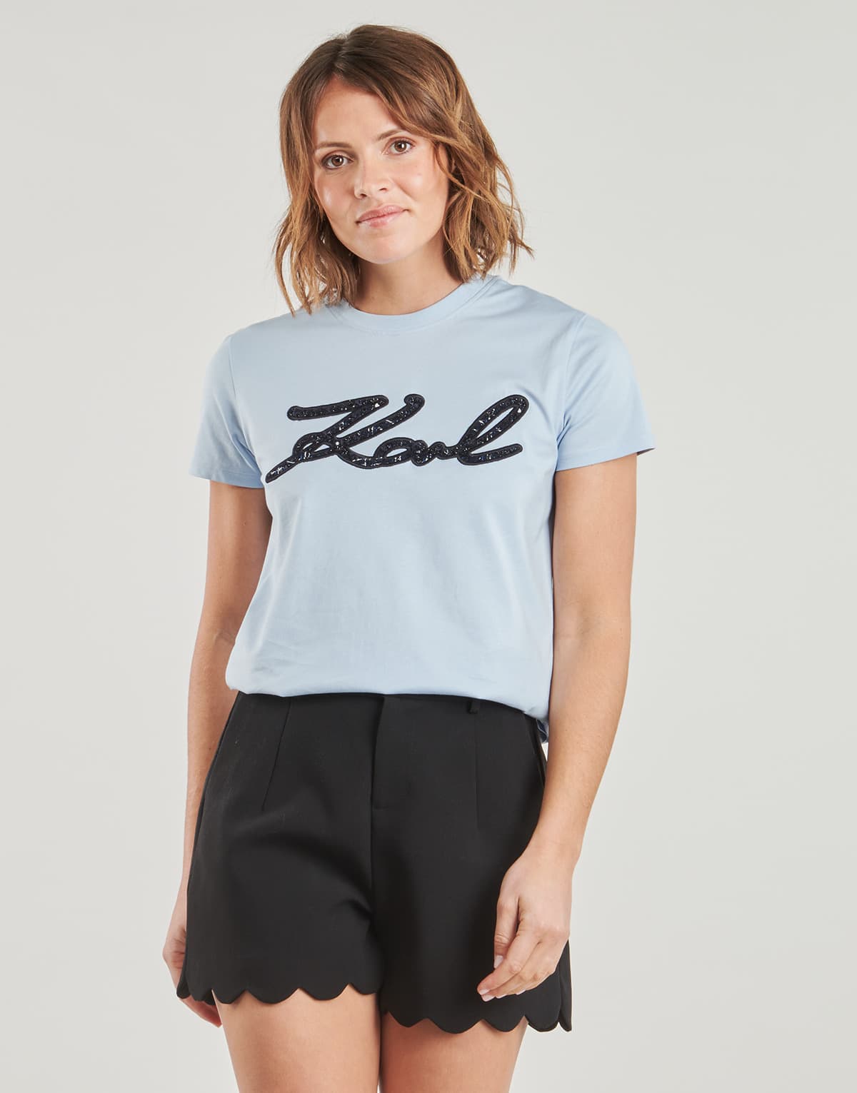 Women's T-Shirts Karl Lagerfeld Blue