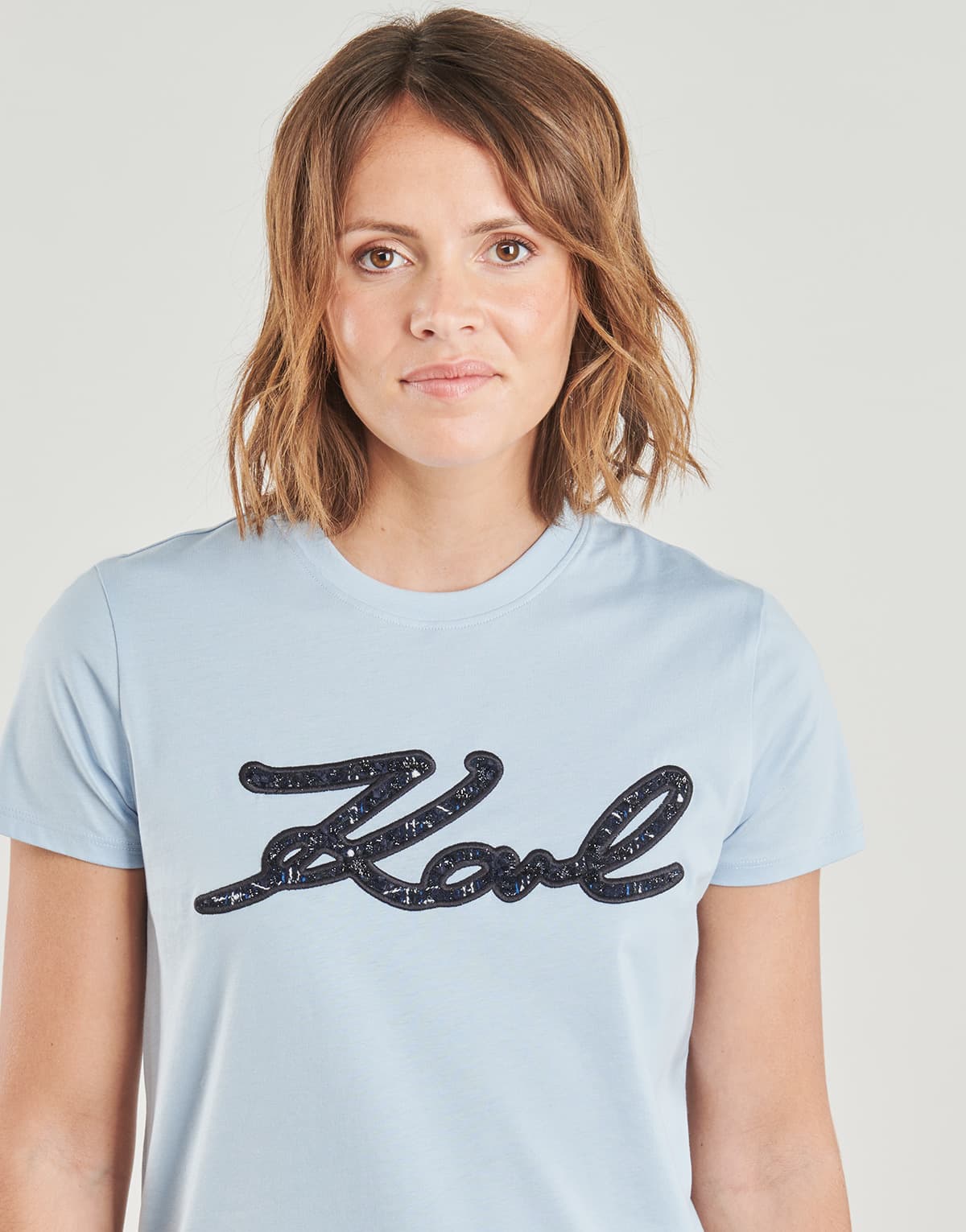 Women's T-Shirts Karl Lagerfeld Blue