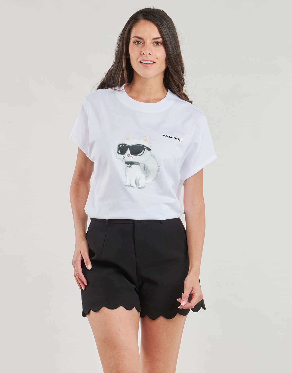 Women's T-Shirts Karl Lagerfeld White