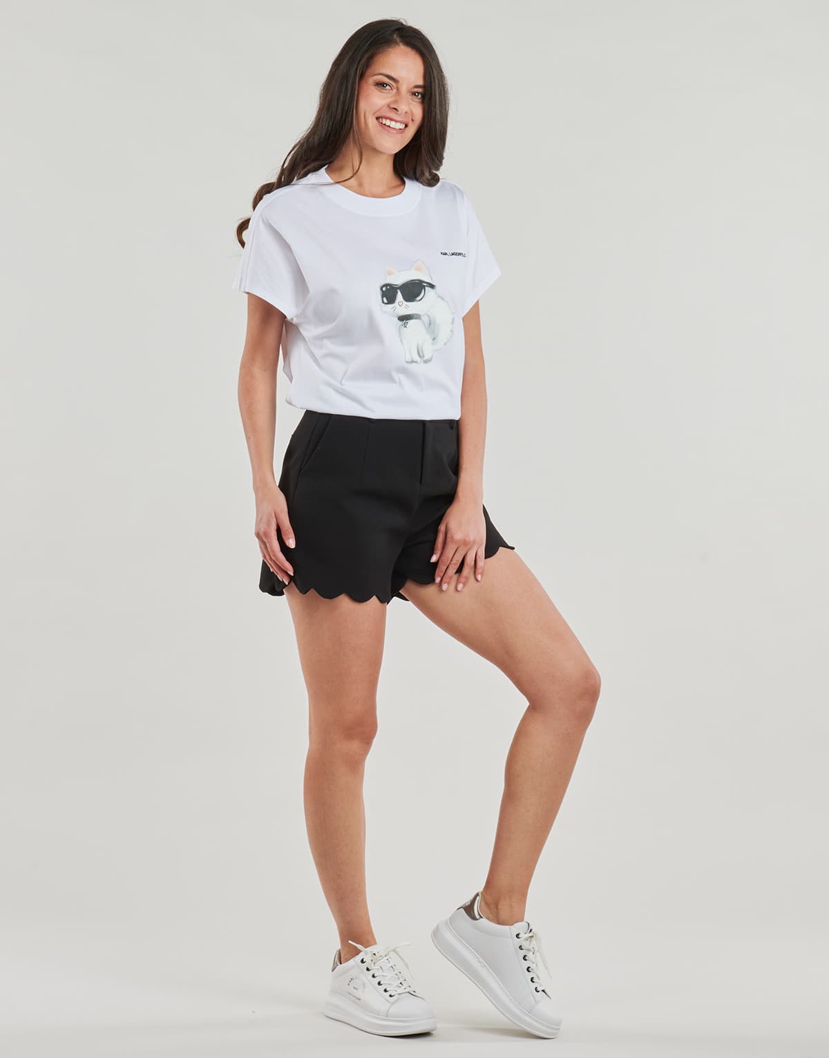 Women's T-Shirts Karl Lagerfeld White