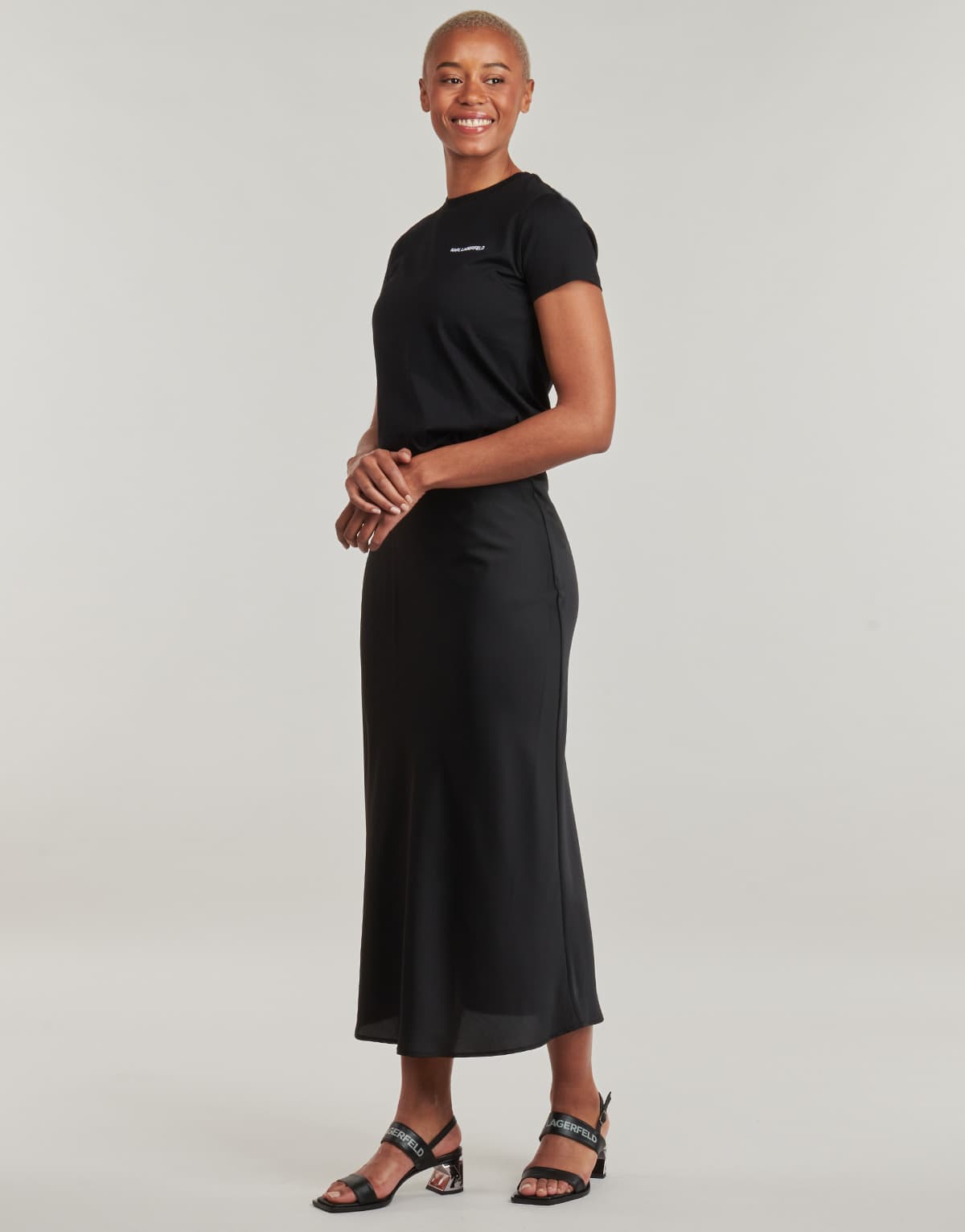 Women's T-Shirts Karl Lagerfeld Black