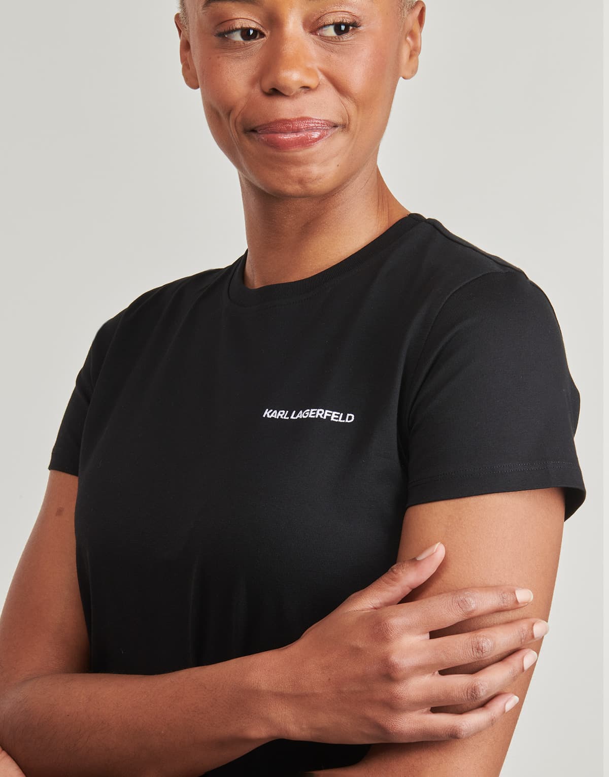 Women's T-Shirts Karl Lagerfeld Black