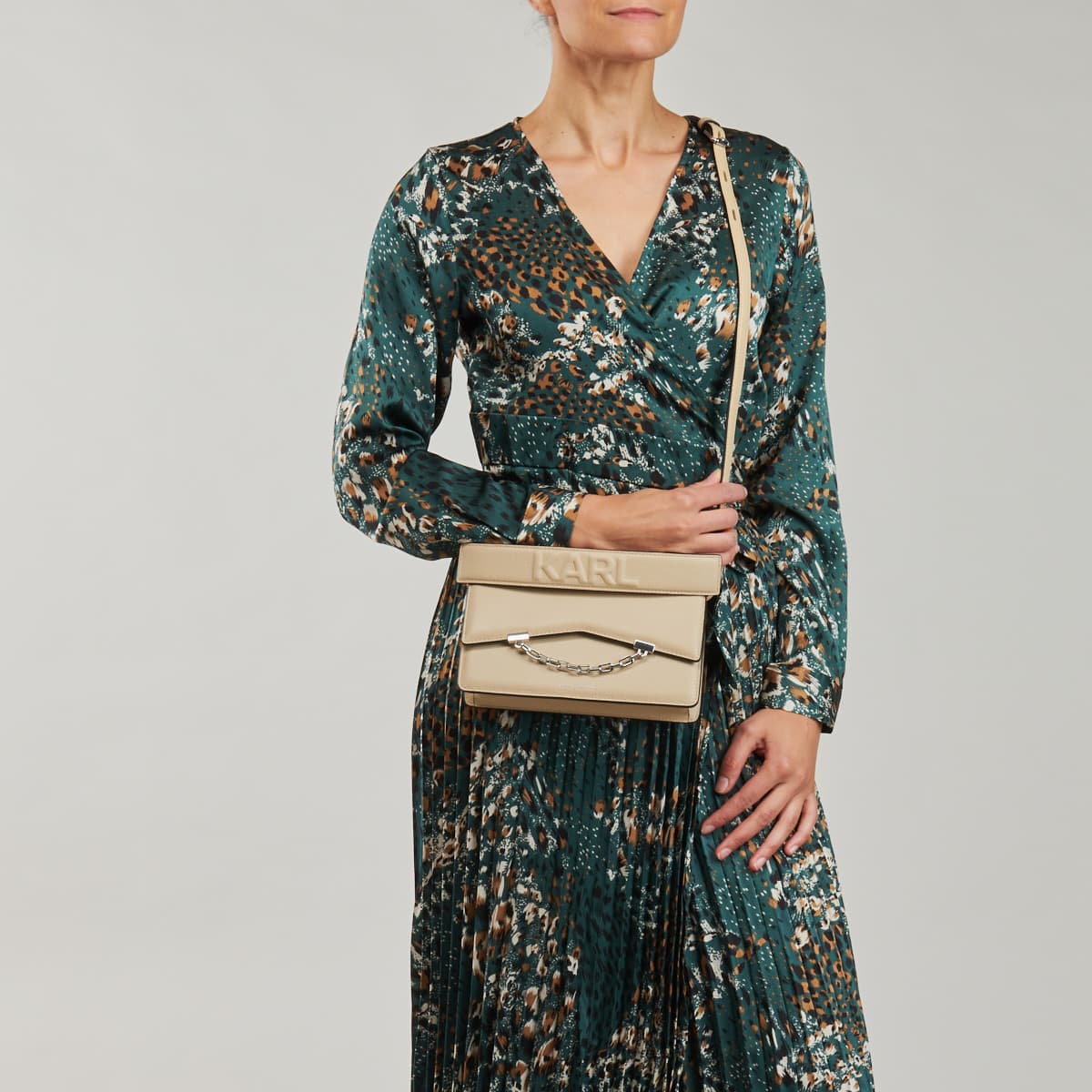 Women's Shoulder Bags Karl Lagerfeld Beige